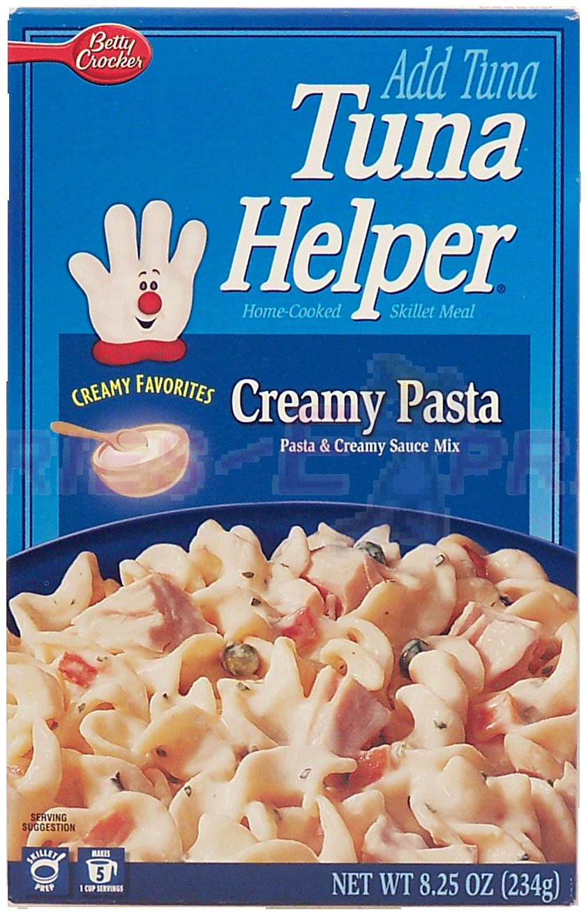 Betty Crocker&nbsp;Tuna Helper&nbsp;creamy pasta: pasta and creamy sauce mix Full-Size Picture